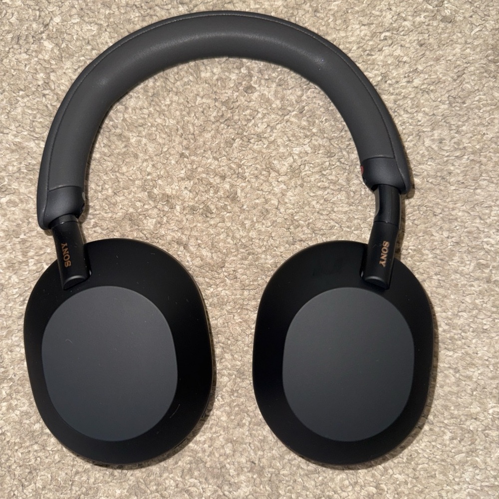 Sony Matte Black Wireless Headphones